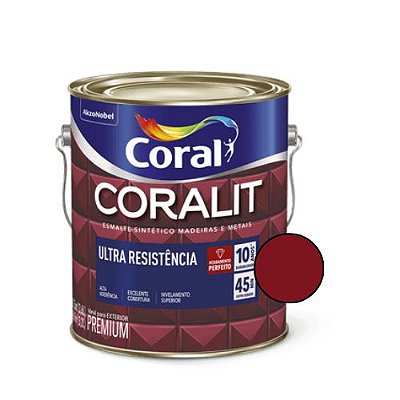 Esmalte Sintético Coralit Ultra Brilhante Vermelho Goya 3,6l - Coral