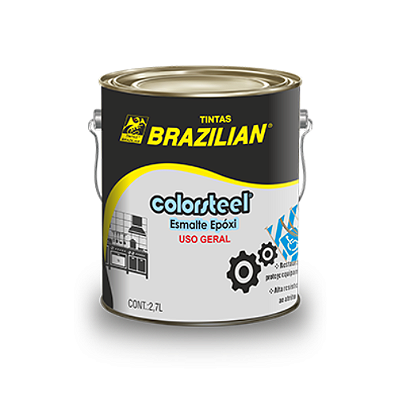 Primer Epóxi ColorSteel Cinza 2,7 litros e Catalisador 900ml- Brazilian