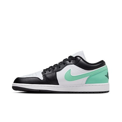 Tênis Air Jordan 1 Low Green Glow - 553558-131