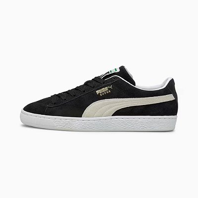 Tênis Puma Suede Classic XXI Unissex - Preto e bege