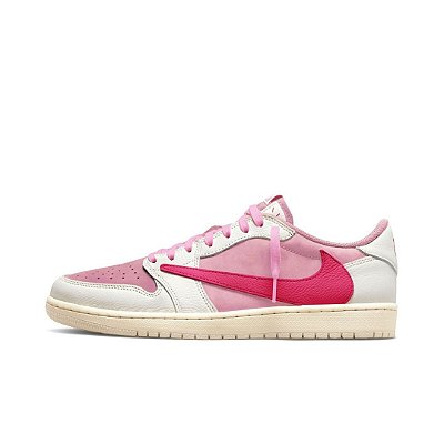 Tênis Air Jordan 1 Low OG Travis Scott Pink Pack - IQ7604-101