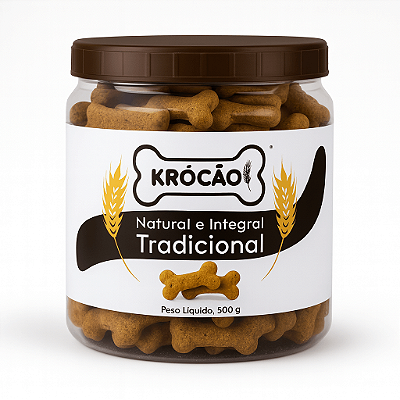 Krocão Biscoito Integral Ossinho Tradicional 500 g