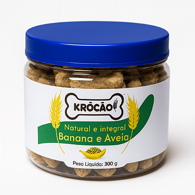 Krocão Biscoito Banana e Aveia 300gr