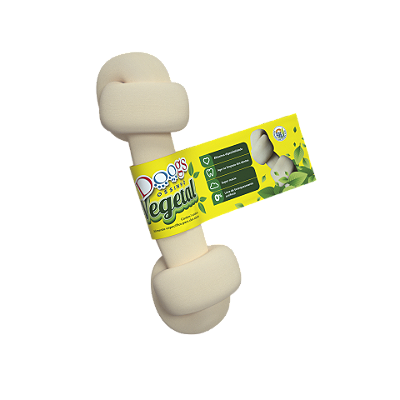 Ossinho Para Cachorro Natural 100% Vegetal Nó 7/8 1 unidade