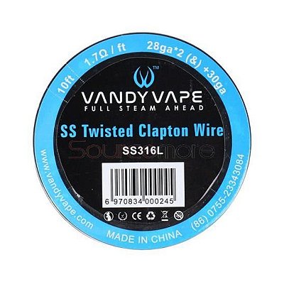 Fio Wire p/ Resistência SS Twisted Clapton - Vandy Vape