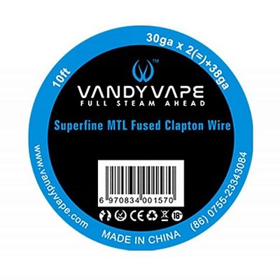 Fio Wire p/ Resistência Superfine MTL Fused Clapton - Vandy Vape