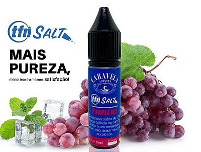 Líquido Purple Ice - Nic Salt TFN - Caravela
