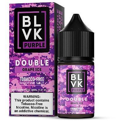 Líquido Double Grape Ice (Purple) - Nic Salt - Blvk