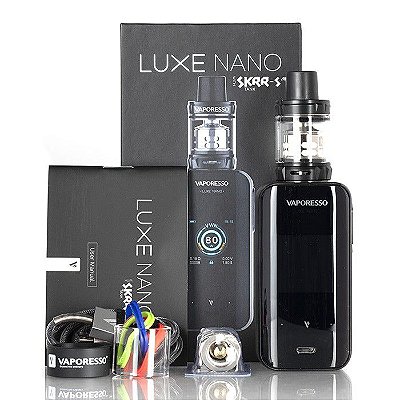 Cigarro Eletrônico Vaporesso Kit Luxe Nano 80W com Atomizador SKRR S Mini