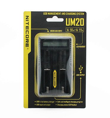 Carregador de Bateria UM20 - Nitecore