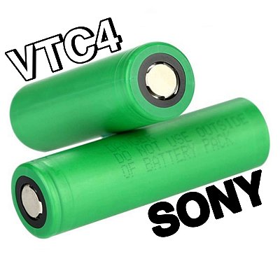 Bateria 18650 VTC4 Flat Top - 2100mAh 30A High Drain - Sony