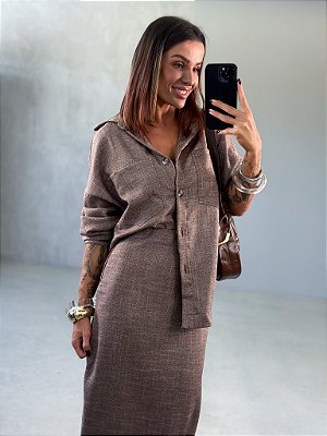 CAMISA EMA CAPUCCINO