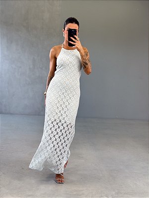 VESTIDO FRANCESCA MIDI VERDE AGUA