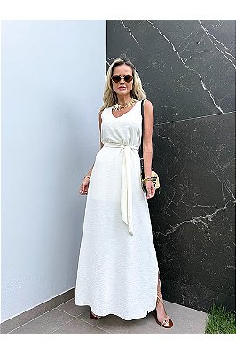 Vestido Longo Amarração Eden