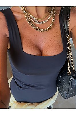 Blusa Decote Quadrado Lifestyle