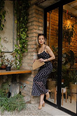 Vestido Alça Tule