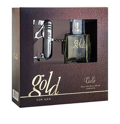 Coffret Gold Ciclo Deo colônia 50ml + Canivete Multifuncional