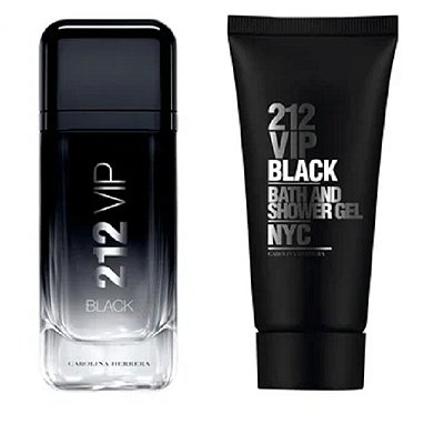 Coffret 212 VIP Black Carolina Herrera ( 2 Produtos)