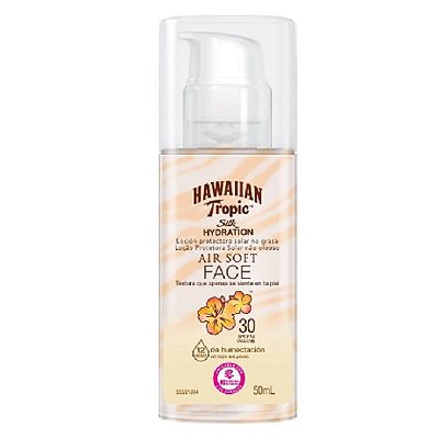 Hawaiian Tropic Air Soft Face Protetor Facial FPS 30 50ml