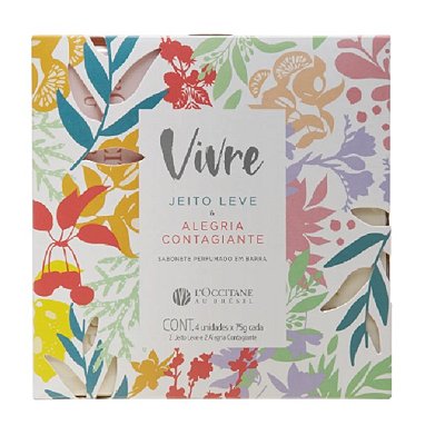 Sabonete Perfumado em Barra Vivre Jeito Livre e Alegria Contagiante L'Occitane 4 un