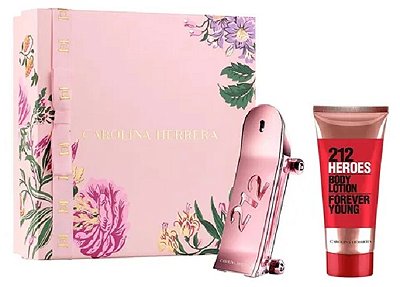Coffret 212 Heroes For Her Eau de Parfum Carolina Herrera (2 produtos)