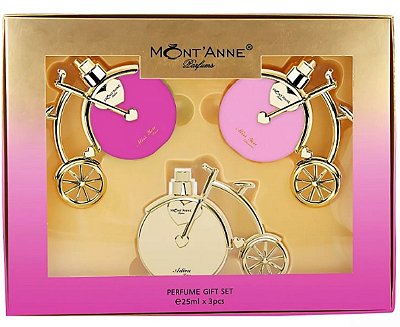 Coffret Mont’Anne Parfums Gift Set ( 3 Produtos )