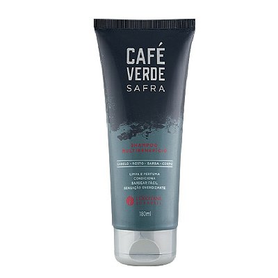 Shampoo Multibenefício Café Verde Safra L'occitane 180ml