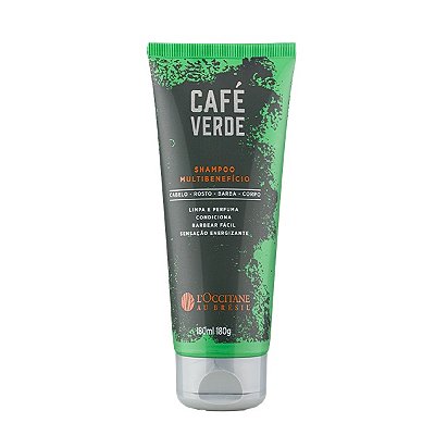Shampoo Multibenefício Café Verde L'occitane 180ml