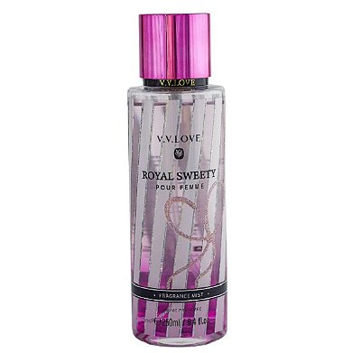 Body Mist Royal Sweety Pink V.V Love 250 ml