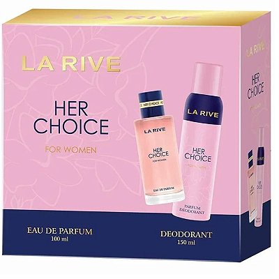 Coffret La Rive Her Choice Eau de Parfum (2 produtos)