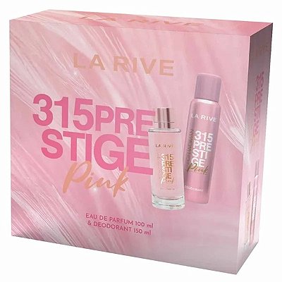 Coffret La Rive 315 Prestige Pink Eau de Parfum (2 produtos)