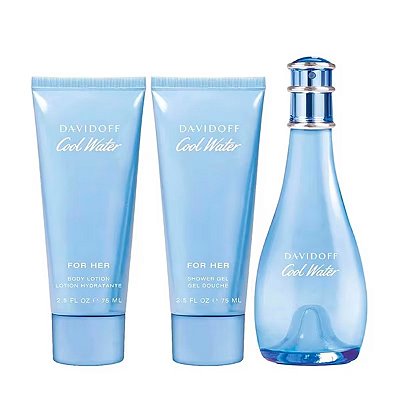 Coffret Davidoff Cool Water Woman (3  produtos)