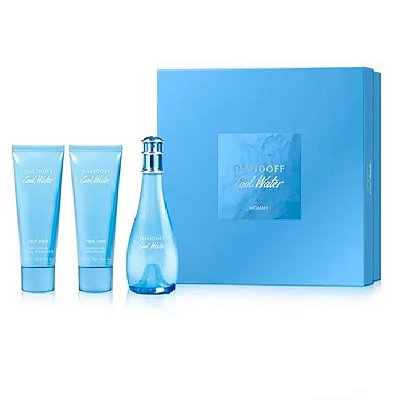 Coffret Davidoff Cool Water Woman (3 produtos)