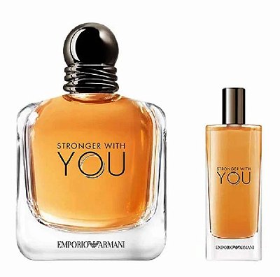 Coffret Stronger With You Emporio Armani Eau de Toilette (2 produtos)