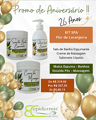 Kit Spa Flor de Laranjeira