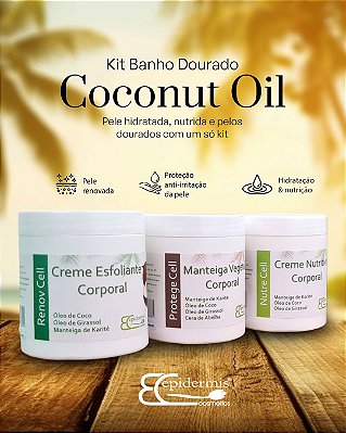 Kit Banho Dourado & SPA Gourmet de Coco