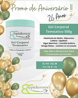 Gel Corporal Termoativo 500g