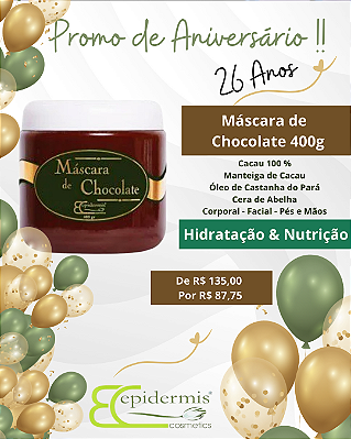 Máscara de Chocolate 400g