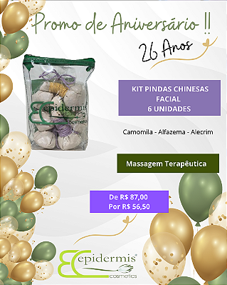 Kit Pindas Chinesas Faciais - 06 unidades