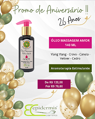 Óleo Para Massagem Amor 140 ml