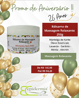 Bálsamo de Massagem Relaxante 250 g