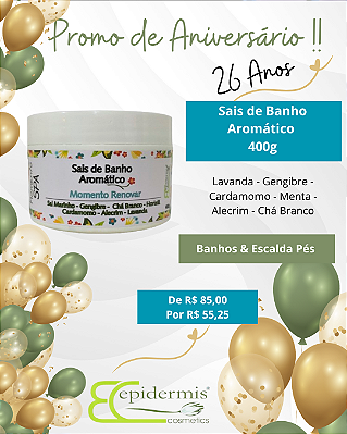 Sais de Banho Aromático 400 g