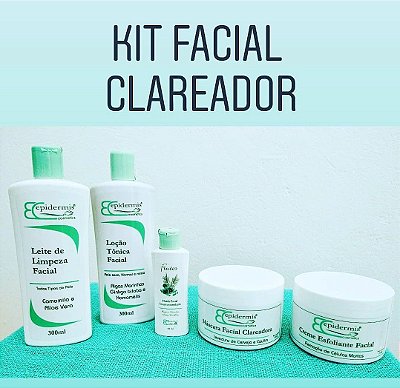 Kit Facial Profissional Clareador 