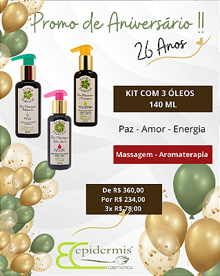 Kit Óleos Aroma Essencial