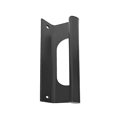 Puxador alça curvo para porta, gaveta, armário, estante expositora - Preto