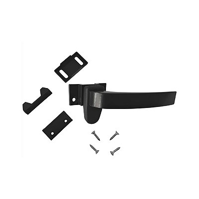 FEC 306 - Fecho punho alavanca de sobrepor - Preto