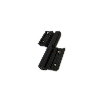 DOB-692 Dobradiça porta de aluminio linha 25 - Preta