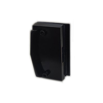 3534 - Contra fechadura para fechadura 3530 para porta de correr de vidro temperado blindex vv - Preto