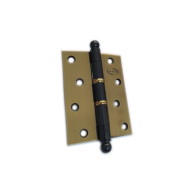 Dobradiça de sobrepor de latão 4x3 para porta ou portão