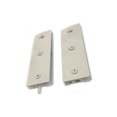 Kit Dobradicas jumbo sup.+ inf. pivotante zamak - Branco